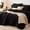 Black-Queen, variant on Bed-in-a-Bag Beige-Twin XL 5-Piece Seersucker Bedding Set