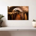 thumbnail image 2 of Elephant Stock Winery Wine Barrels Wall Art - Horizontal Canvas Wall Art - Hallway Wall Decor - Food And Drink Canvas - Brown And Orange Decor - 12" x 8", 2 of 7