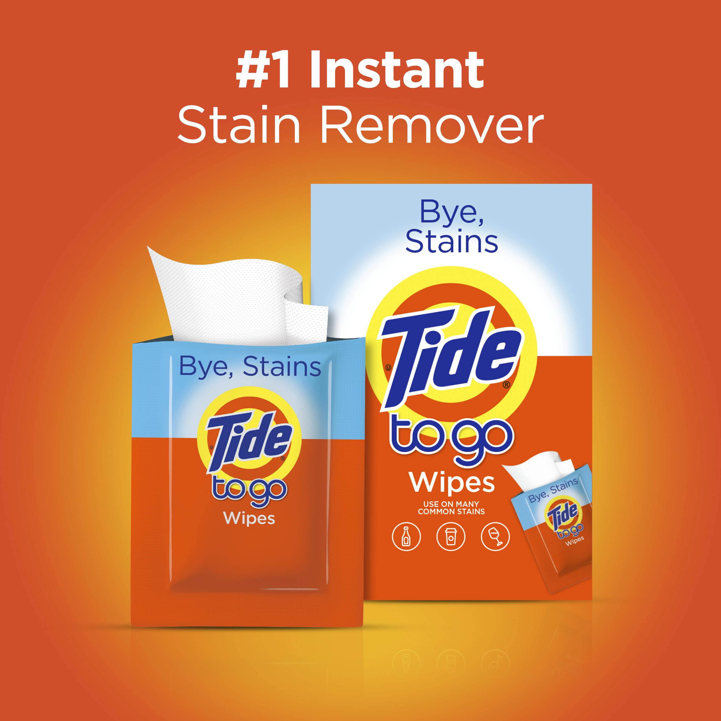 Tide To Go Instant Stain Removing Wipes, 10 Count Wipes - image 5 of 7