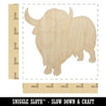thumbnail image 2 of Domestic Yak Long Haired Cattle Wood Shape Unfinished Piece Cutout Craft DIY Projects - 4.70 Inch Size - 1/8 Inch Thick, 2 of 7