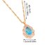 thumbnail image 3 of Collar para mujer, joyería para mujer, collar de diamantes de moda para mujer, colgante de cadena de clavícula con gotas de agua de cristal, anillo de joyería, 3 of 3