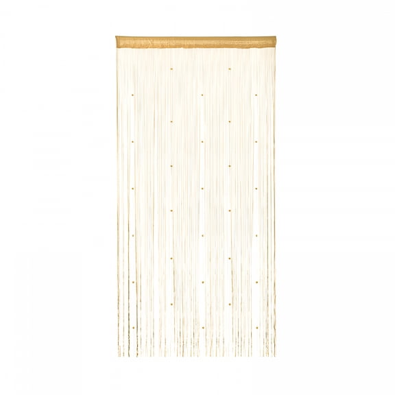 LAMIRO Crystal Beaded String Door Curtain Beads Fringe Room Divider Decor Window Panel Drapes Door Beads Curtains