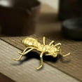thumbnail image 6 of deevoka Brass ANT Statue Delicate Portable Creative Gift Decorative Copper Sculpture for Bright Color, 6 of 9