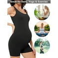thumbnail image 3 of PULLIMORE Maternity Shapewear Bodysuit - Postpartum Belly Support with Built-in Bra, Anti-Chafing & Back Pain Relief (Black, XL), 3 of 7