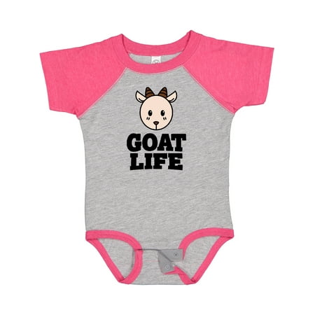 

Inktastic Goat Life Boys or Girls Baby Bodysuit