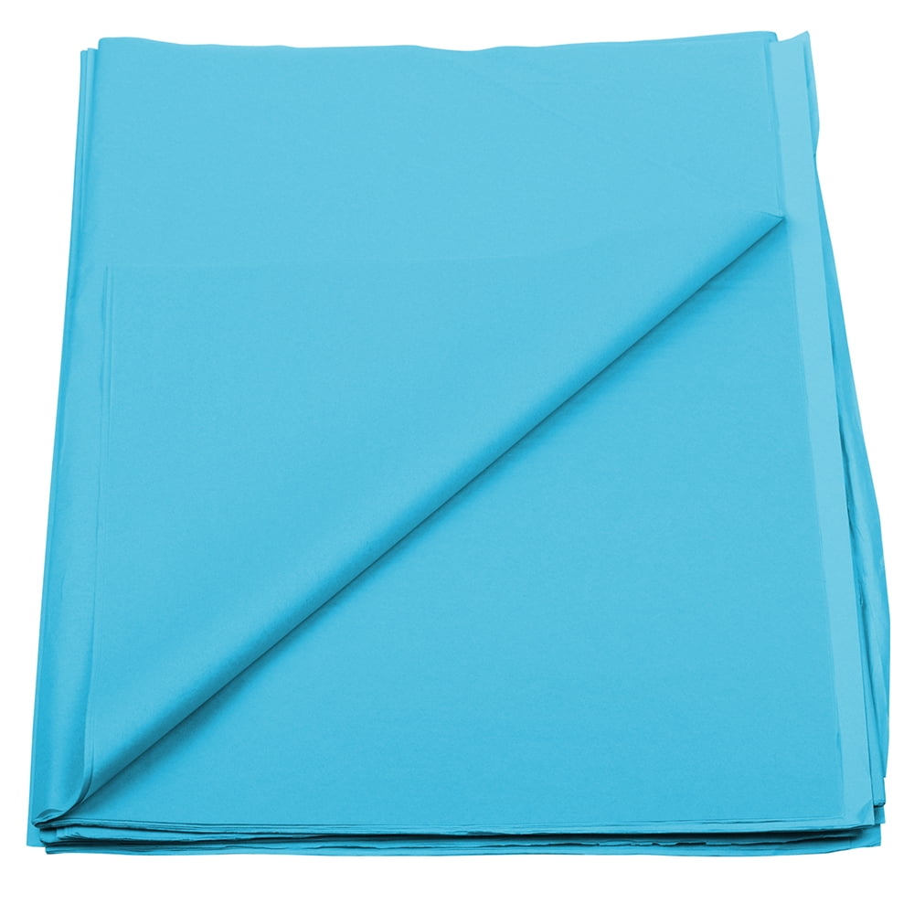 JAM Paper Gift Tissue Paper, Aqua Blue, 480 Sheets/Ream