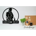 thumbnail image 3 of Handmadetneonsign Custom Fire Fighter Metal Wall Art LED Light - Personalized Fireman Name Sign Decor, 3 of 5