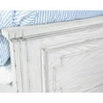 thumbnail image 3 of Alpine Furniture Clara Wood Standard King Size Panel Bed in White Mist, 3 of 10