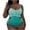 Womens Plus Size Swimsuit Sets Clearance Mint Green, variant on OSFVNOXV Oversized Swimsuits for Women Plus Size High Waisted One-Piece Bathing Suit,Ribbed Knit Color Blocked Bodycon Cutout Stretch Swimwear Beachwear ,L-4XL