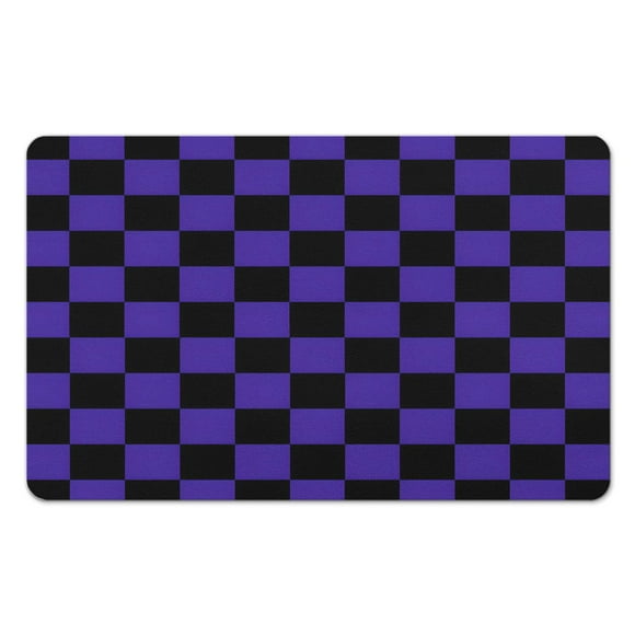 Tapis de Bain à Carreaux de Haute Qualité: Absorbant, Antidérapant. Facile à Nettoyer, Petit Paillasson Intérieur Parfait pour Douche, Évier et Baignoire, 20x32 Po