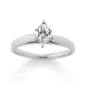 1/2 Carat Marquise Diamond Solitaire