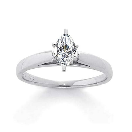 1/2 Carat Marquise Diamond Solitaire