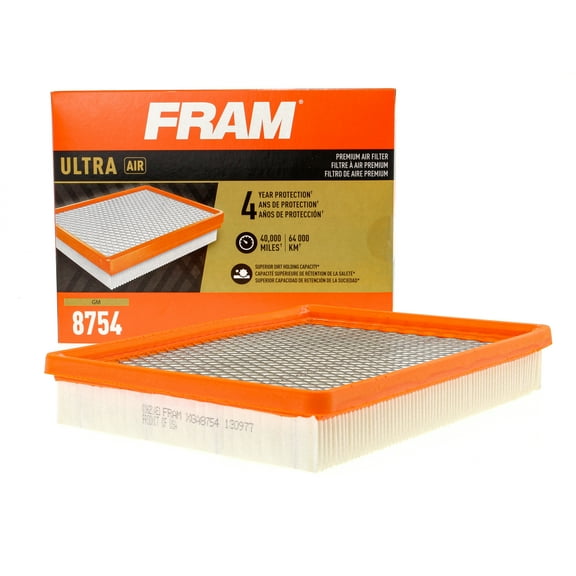 FRAM Ultra Air XGA8754, Premium Engine Air Filter, for Buick, Chevrolet, Pontiac Fits select: 2000-2005 CHEVROLET IMPALA, 1999-2008 PONTIAC GRAND PRIX