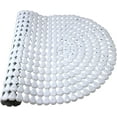 thumbnail image 5 of Oval Bath & Shower Mat 27" x 15" White Anti-Slip PVC with Suction Cups, 5 of 7