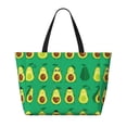 thumbnail image 2 of Daiia Cartoon Fruit 1 Beach Travel Bag - Water-Resistant Beach Bag, Lightweight Tote with 7 Pockets for Women and Men - Gym,Pool,Camping,Reusable Grocery Bag, 2 of 7