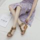 thumbnail image 5 of Sandalias de cuña para mujer, sandalias de verano con dedos abiertos, informales, con tacón, sandalias de playa, zapatos de verano con plataforma, 5 of 6