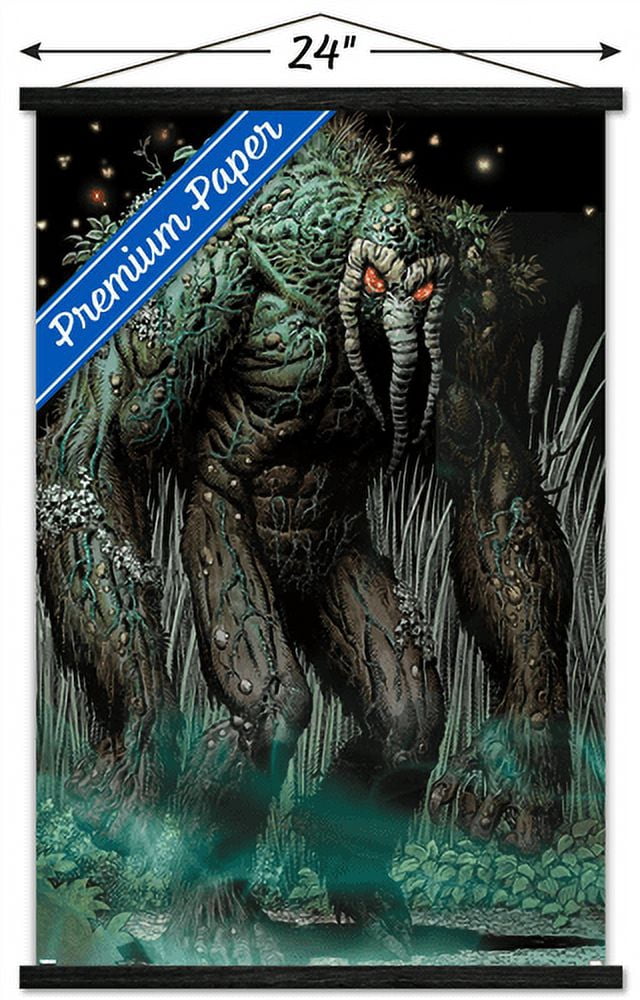 Marvel Comics: Man-Thing: Thunderbolts #154 Wall Poster with Magnetic Frame, 22.375" x 34"