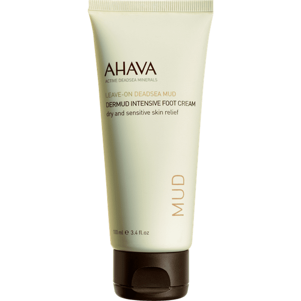 Ahava Dead Sea Mud Intensive Foot Cream, 3.4 -