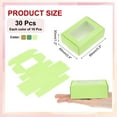 thumbnail image 2 of Uxcell Small Rectangle Kraft Paper Boxes with Window, 30 Pack Candy Party Favor Gift Box, Emerald Green/Lime Green/Gold, 2 of 6