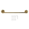 thumbnail image 2 of Single Bar Towel Rack, European Style Towel Bar Durable  for Bathroom Titanium, 2 of 7