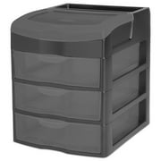 Sterilite 3-Drawer Organizer, Black