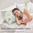 thumbnail image 5 of Coastal Sage Green Body Pillow Cover 20x54, Ocean Coral Starfish Shell Modern Decorative Pillowcase with Zipper, Microfiber Pillow Protector, Soft Breathable Long Lumbar Pillowcases for Women, 5 of 9