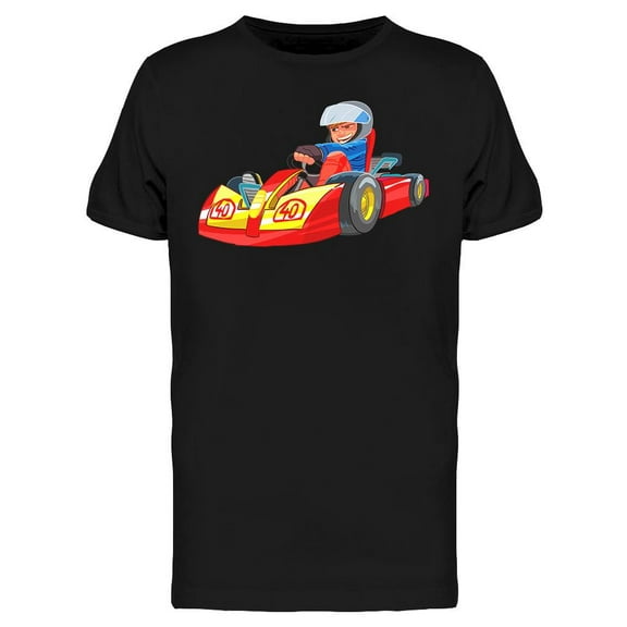 Young Boy Racer T-Shirt Men -Image by Shutterstock, Male 3X-Large