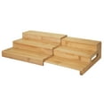 thumbnail image 7 of mDesign Bamboo Adjustable, Expandable Spice Rack Organizer - Natural, 7 of 7
