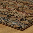 thumbnail image 4 of HomeRoots 509954 5 x 7 ft. Multi & Blue Abstract Power Loom Stain Resistant Rectangle Area Rug, 4 of 5