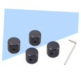 thumbnail image 2 of Silver 4 Pack Volume Control Knob Tone Knob Flat Control Knob, 2 of 5