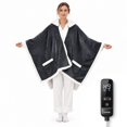 thumbnail image 4 of GARVEE 50“ x 60” Wearable Heated Blanket with Hood & Pockets, 10 Heat Settings, 4 of 8