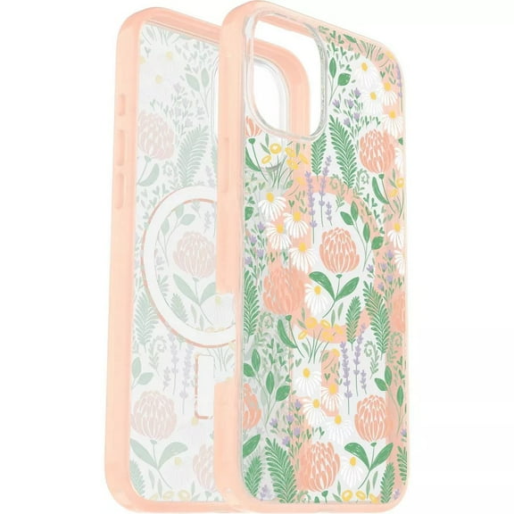 Restored OtterBox SYMMETRY SERIES Case for Apple iPhone 16 Plus - Peachy Bloom (Refurbished)