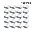thumbnail image 2 of 100pcs 1/8 Inches 3MM Wire Rope and Cable Aluminum Crimping Loop Sleeve Steel Rope Joint Aluminum with Double Holes, 2 of 9
