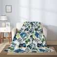 thumbnail image 2 of Rateoe Game All Day Pattern Flannel Throw Blanket, Ultra-soft Blanket for Bed, Couch, Car, Hypoallergenic Anti-pilling blanket-80"x60"(Vertical), 2 of 6