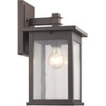 thumbnail image 2 of RADIANCE Goods Transitional 1 Light Rubbed Bronze Outdoor Wall Sconce 14" Height, 2 of 3
