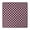 Black And Pink, variant on Brown and White Checkerboard Checkered Pattern Square Fitted Tablecloth with Elastic Edge,Square Table Cover,Washable Elastic Table Cover for Home Kitchen Party Decor 34"x34"