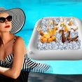 DEKAXID Inflatable Food Tray For Pool Floating Ice Bar Food & Drink