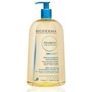 Bioderma - Atoderm - Shower Oil - Moisturizing and Nourishing Body and Face Wash - For Family with Very Dry Sensitive Skin - 33.4 fl.oz.