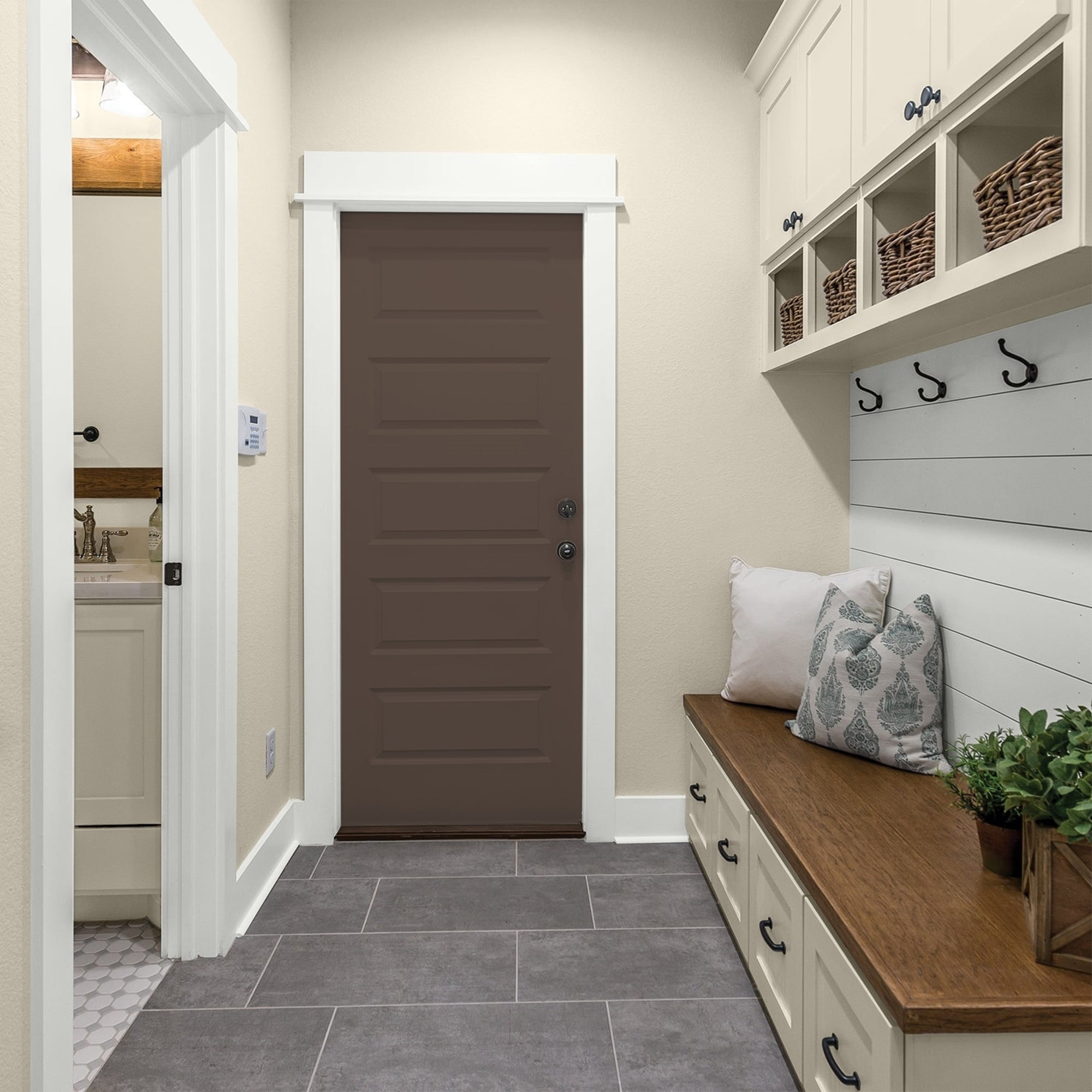 Glidden Cabinet Door and Trim Semi Gloss Paint, Sarsaparilla, 1 Quart