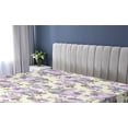 thumbnail image 5 of Ambesonne Vintage Flowers Fitted Sheet, Nostalgic Flowers, King Size, Lavender Champagne, 5 of 5