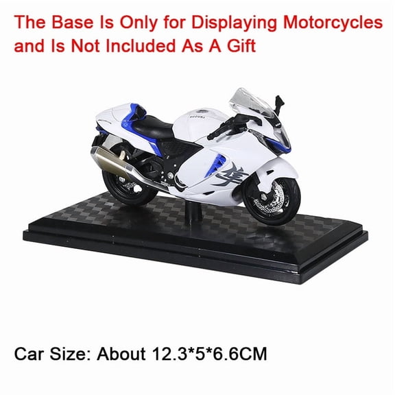 1:18 Hayabusa R1 GSX1000R CBR1000RR Miniature Motorcycle Toy Models Alloy Diecast Shock Absorption Front Wheel Steering Gifts