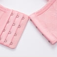 thumbnail image 6 of DeHolifer Women Bras Underwire Full Coverage Push Up Adjustable Strap Soft Gathering Everyday Bras Pink XL, 6 of 8