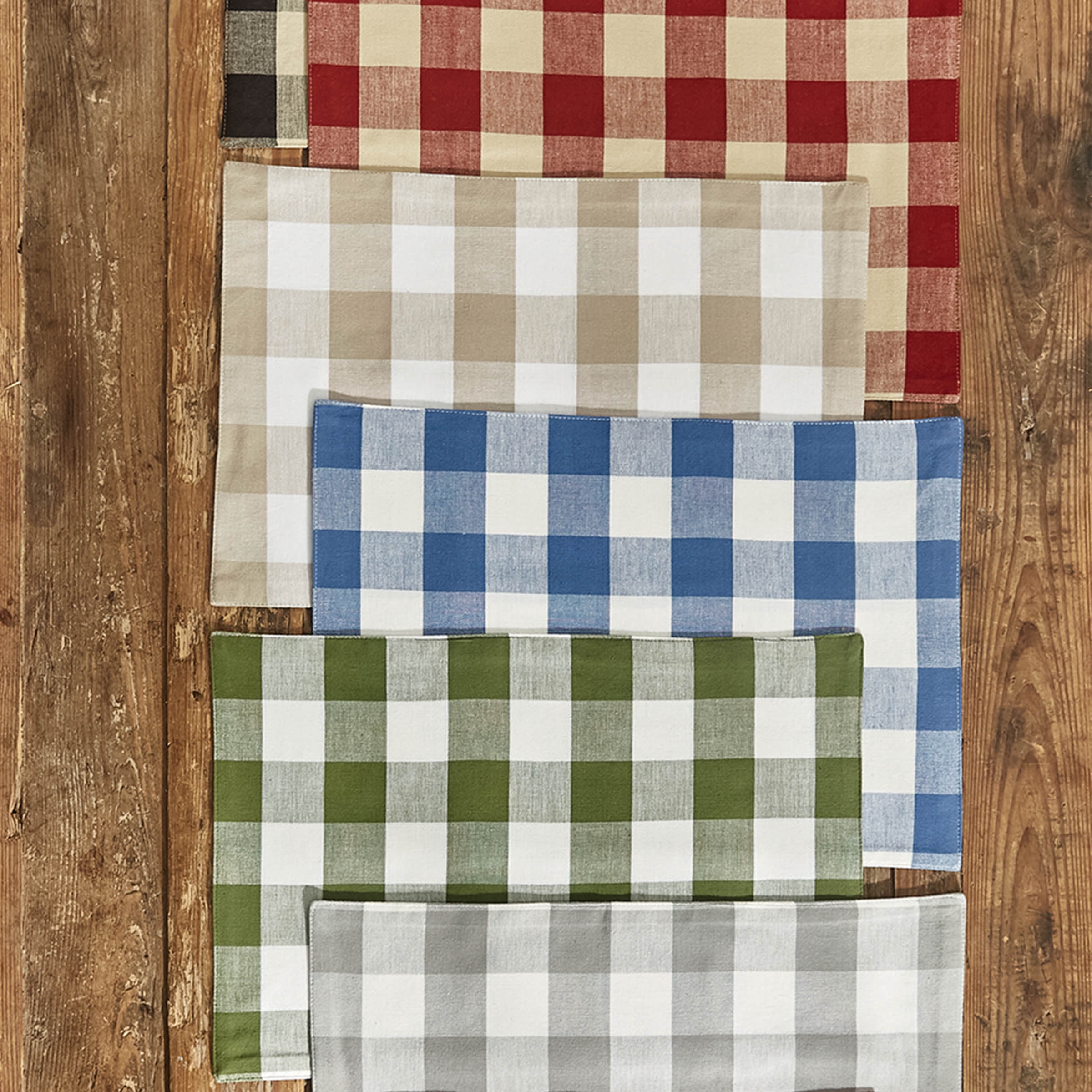 Park Designs Natural Buffalo Check Backed Placemat Set of 4