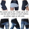 thumbnail image 3 of Faja de cadera - Faja para aliviar el dolor de isquiotibiales y ciática - Faja de compresión para flexión de cadera, ingle, articulación sacroilíaca, artritis, bursitis, nervio ciático para hombres y, 3 of 5