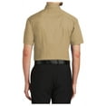 thumbnail image 2 of Yellow Rooster Men's Short Sleeve Twill Shirt Khaki XS, 2 of 6