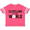 thumbnail image 3 of Inktastic Cleveland Vs. the World with Baseball Boys or Girls Toddler T-Shirt, 3 of 5