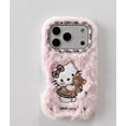 thumbnail image 3 of Fashion Style Cute Cartoon Plush Winter Hello Kitty Phone Case Suitable for iPhone 14 15 16 17/Pro Max/Pro Xmas New Year Gifts, 3 of 11