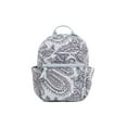 thumbnail image 2 of Vera Bradley Women's Cotton Small Backpack Soft Sky Paisley, 2 of 7