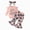 Multicolor, variant on TOWED22 Infant Baby Girl Clothes 3pcs Outfits Cute Long Sleeve Crew Neck Pattern Print Romper Bodysuit Pants Headband Fall Winter Set(Red,9-12 M)