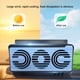 thumbnail image 4 of Extractor solar para coche con carga USB | Doble función de soplado y succión para eliminar olores y enfriar | Ventilador de 3 cabezales de alta potencia para ventilación de coche, 4 of 9